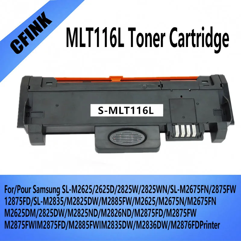 MLT-D116L D116L Tonerkartusche für Samsung M2625/2625D/2825W/2825WN/SL-M2675FN/2875/FW12875FD/SL-M2835/M2825DW/M2625 Drucker Image