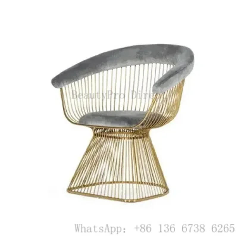 Fabrik Stuhl Nordic Licht Luxus Esszimmer Hause Samt Hocker Net Rot Verhandlung Empfang Make-Up Polsterung Hotel esszimmer stuhl