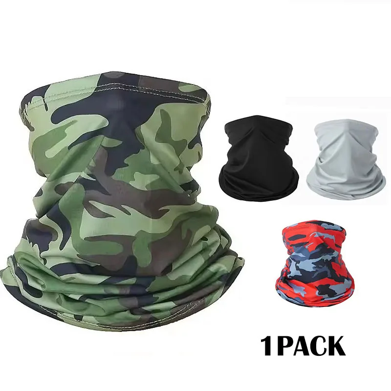 Sommer-Bergsteiger-Schal, atmungsaktiv und schweißabsorbierend, für Outdoor-Sportarten, magischer Schal, Eisseiden-Halstuch, Sonnenschutzmaske Image