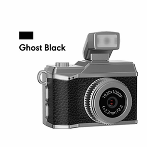 portachiavi con fotocamera digitale compatta con schermo da 0,96 ips tracolla per collana flash obiettivo macro ricaricabile tramite usb video 1080p autofocus ibrido 20mp uscita altoparlante ideale