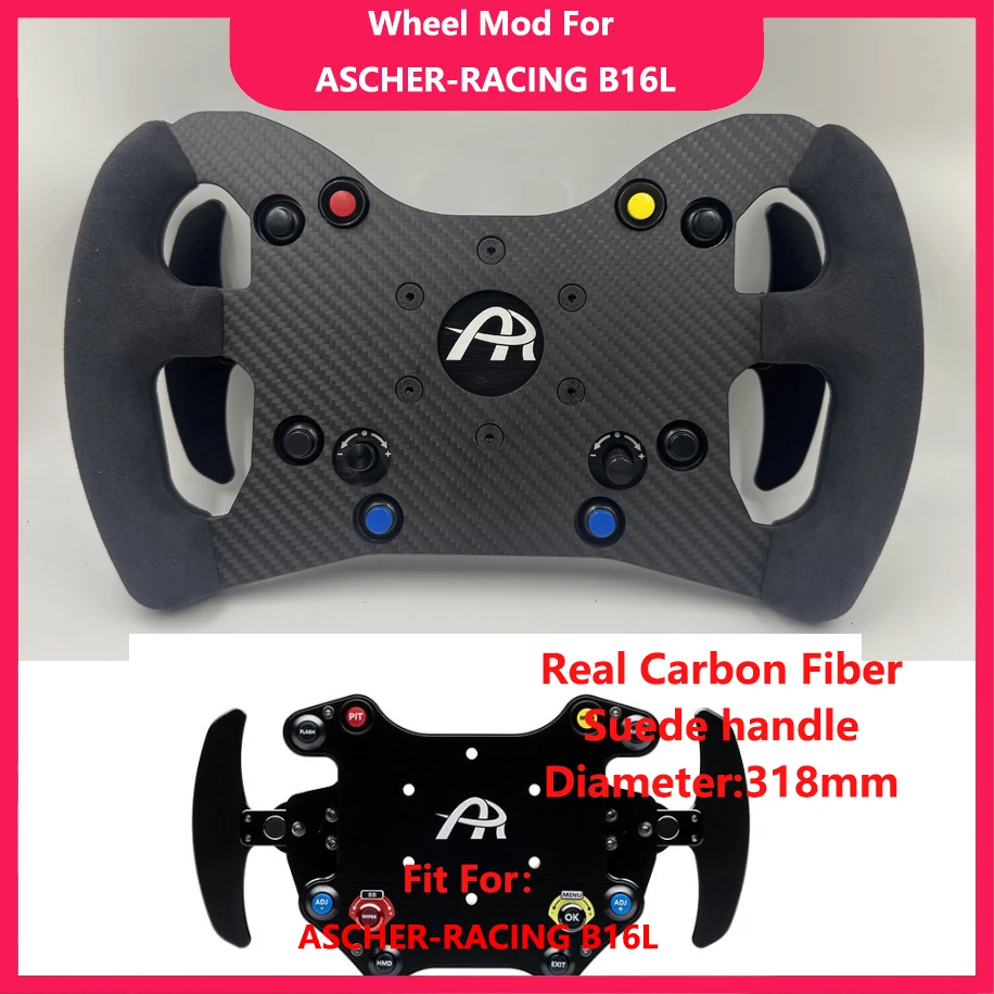 SIMPUSH Formula Racing Sim Wheel Mod GT3 GT4 Sim Racing Simracing für ASCHER RACING B16L Image