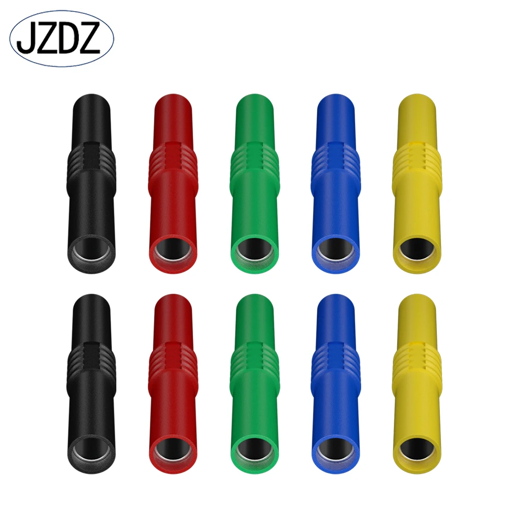 JZDZ 10 Stück 4 mm Bananenbuchse, weiblicher Adapterverlängerung, isolierter Bananenstecker, Kopplungsstecker J.20009 Image