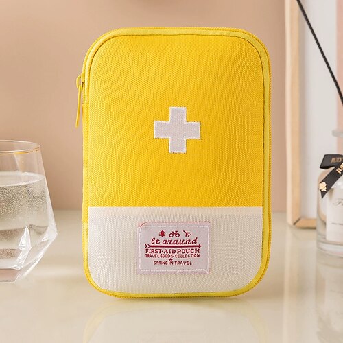 borsa portatile per kit di pronto soccorso, custodia per medicinali da viaggio, piccolo organizer per medicinali di emergenza per esterniamp;uso domestico