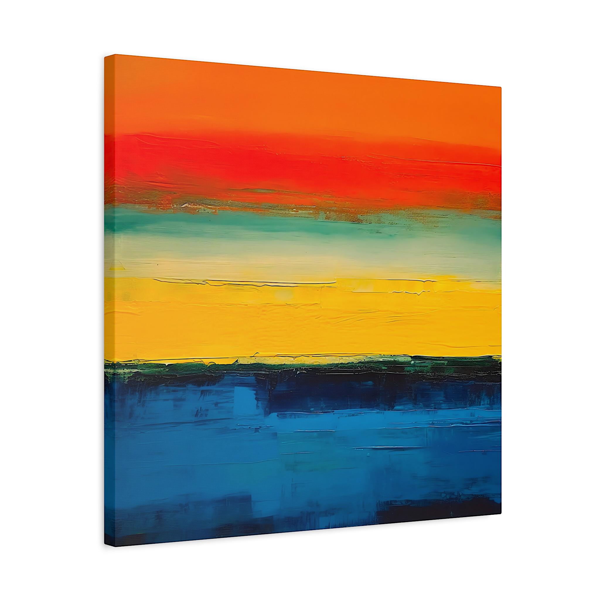 Pittura di Mark Rothko Arte astratta Pittura minimalista di Rothko Tela di Rothko Grande opera d'arte Pittura ispirata a Mark Rothko Arte murale di Ro