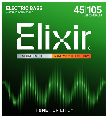 Elixir 14677 Stainless Steel L/M Bass
