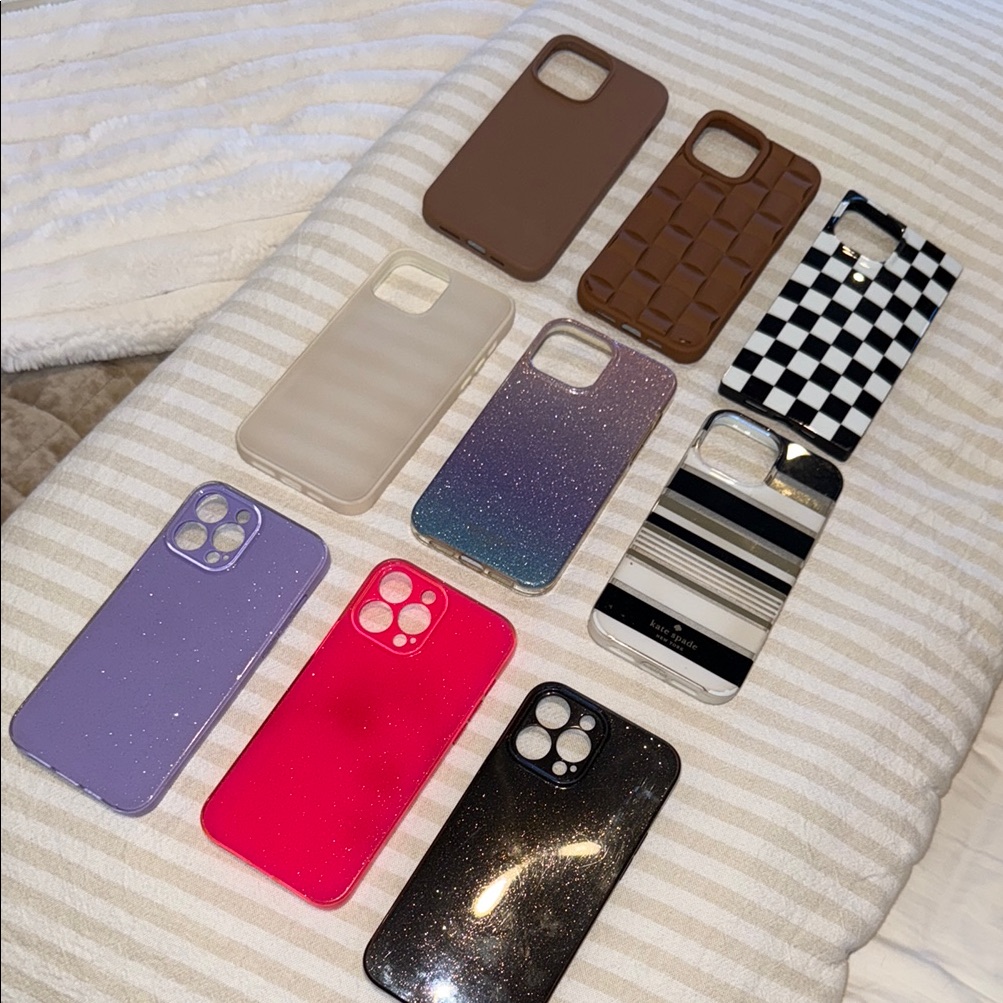 Kate Spade Cell Phones & Accessories | I Phone 13 Pro Max Plus Phone Case Collection | Color: Black/Brown | Size: Os