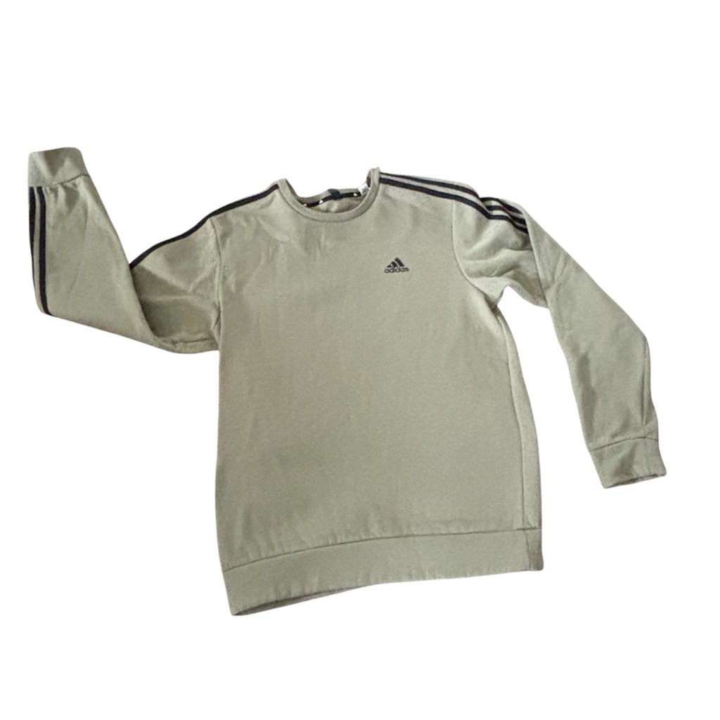 Adidas Sweaters | Adidas Men's Crewneck Sweater In Prime Green With Black Accents | Color: Green | Size: M