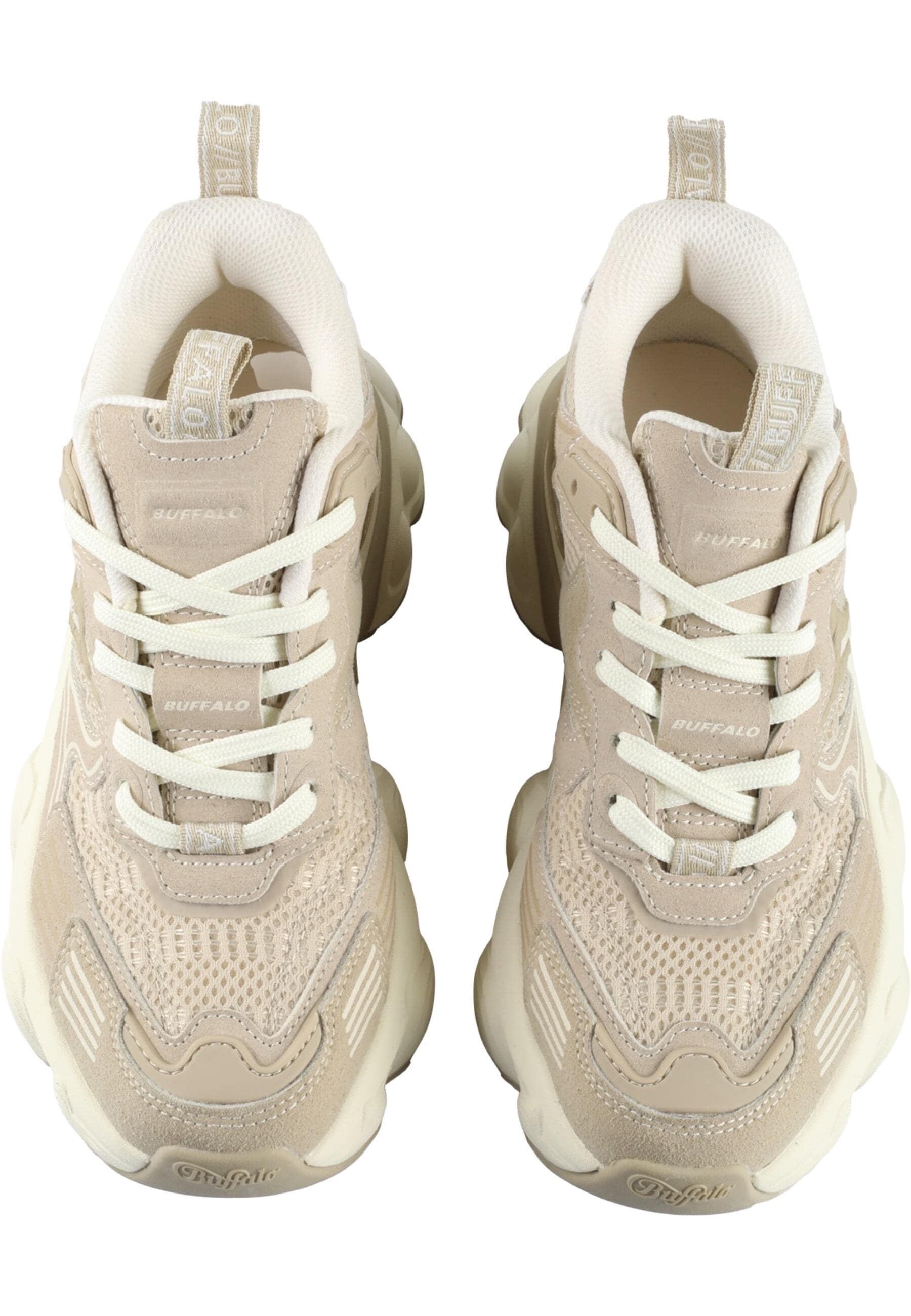 Trainingsschuh BUFFALO "Buffalo TRUCK", Damen, Gr. 39, cream, beige, Schuhe