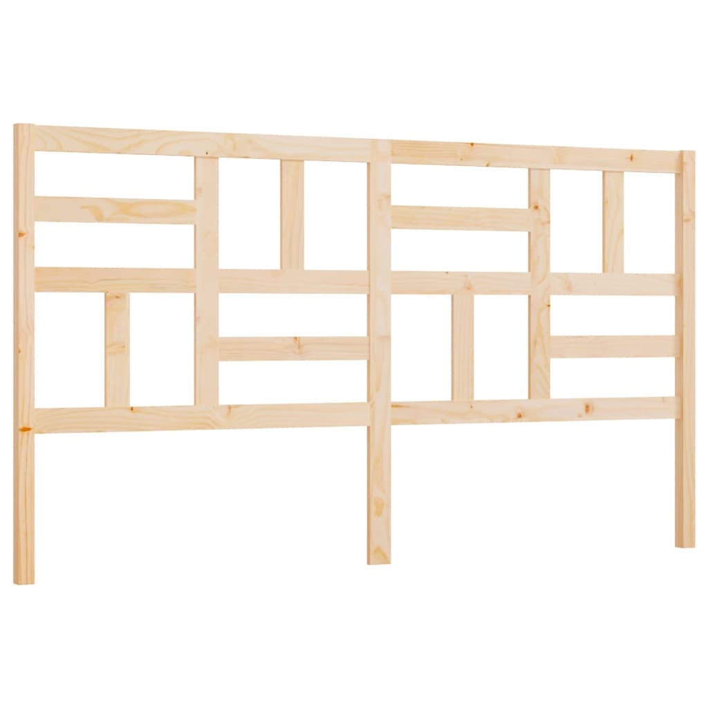vidaXL Kopfteil 206x4x104 cm Massivholz Kiefer Image