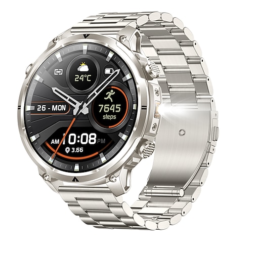 2025 neue Männer GPS Smartwatch 1,7 HD-Bildschirm Militärruf IP68 wasserdicht 100 Sportmodi Smart Watch mit 720 mAh großem Akku
