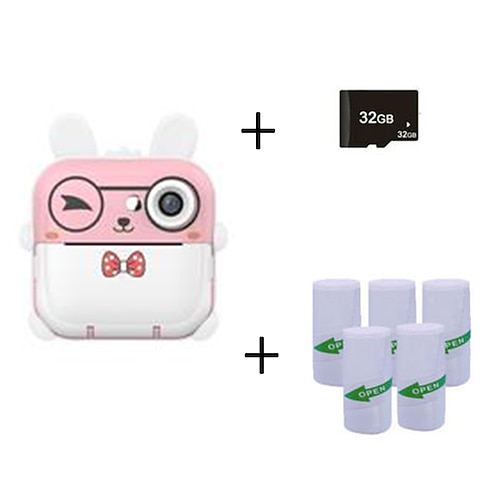 2025 neues Produkt Q5 Polaroid Kinder-Digital-Cartoon-Kamera süße Mini-Kinder-HD-Fotografie und Druckkamera Video-Mini-Kamera Weihnachtsgeschenk Geburtstagsgeschenk für Kinder