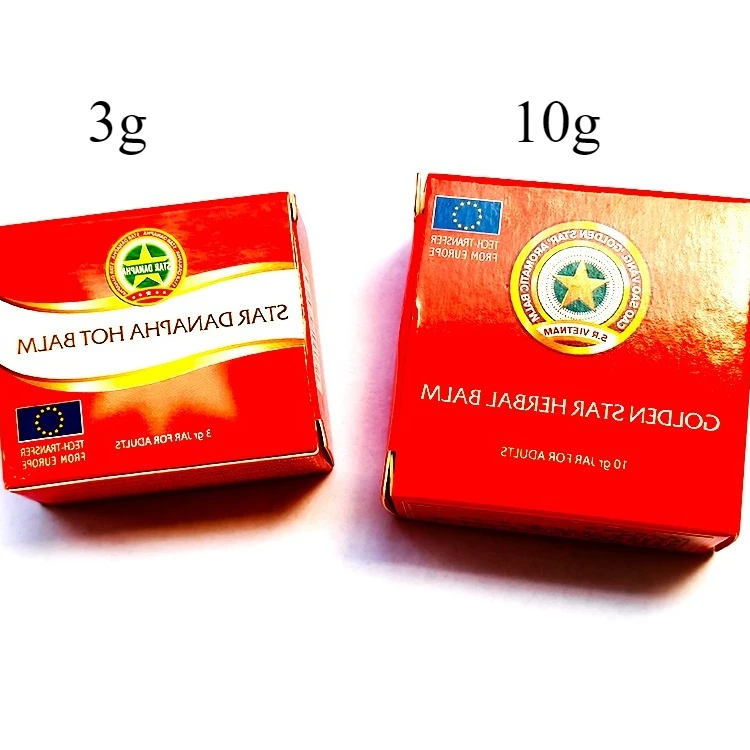 Großhandel Neueste 3g/10g Cao Xoa Vietnam Golden Star Sommer Kühlöl Menthol Balsam Cao Sao Vang (keine box) Image