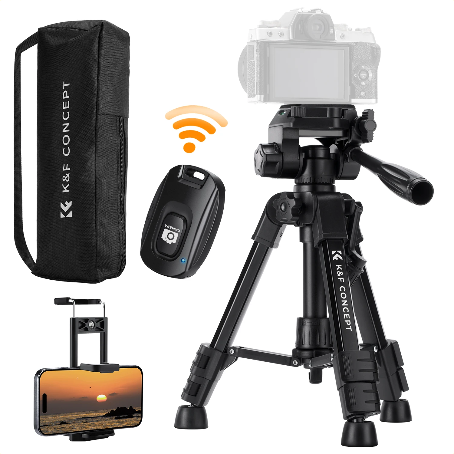 K&F CONCEPT Mini Desk Tripod for Camera 25