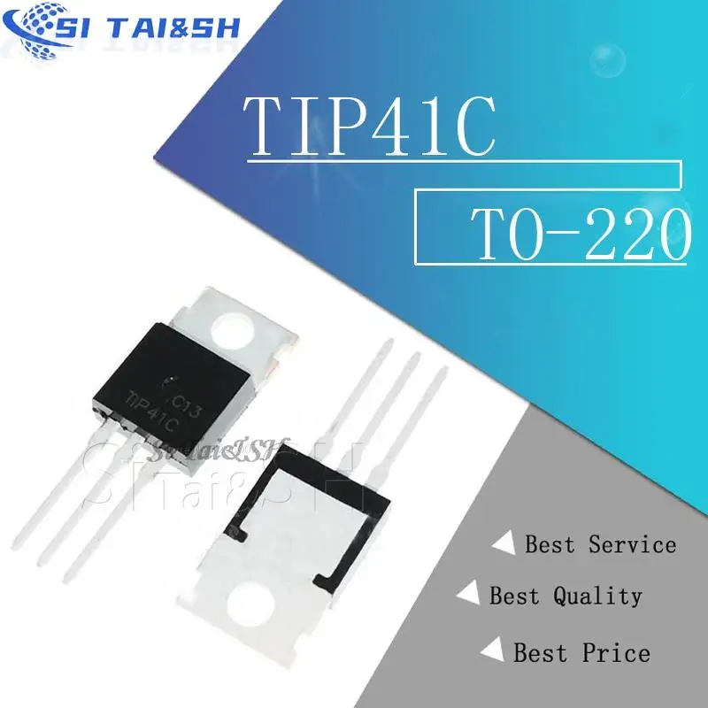 10pcs tip41c to220 tip41 to-220 neu und original ic Image