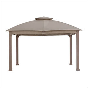 Sunjoy Group 11 x 13 Aluminum Soft Top Gazebo with Sunbrella Fade-Resistant Canopy
