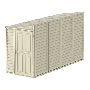 DuraMax SideMate 4' x 10' Vinyl Shed with Foundation