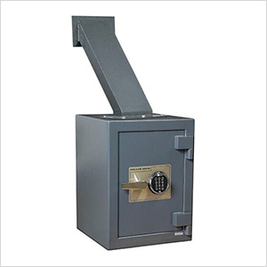 Hollon Safe Company Through-the-Wall Deposit Safe with Electronic Lock