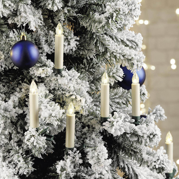 LED Baumkerzen 10er Set kabellos HI Image