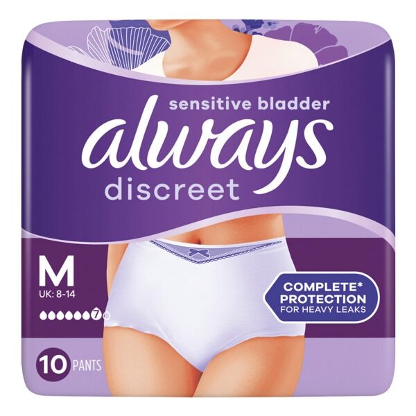 Always Inkontinenz Höschen »Discreet« Größe M EU 36 - 42 10 Stück Image