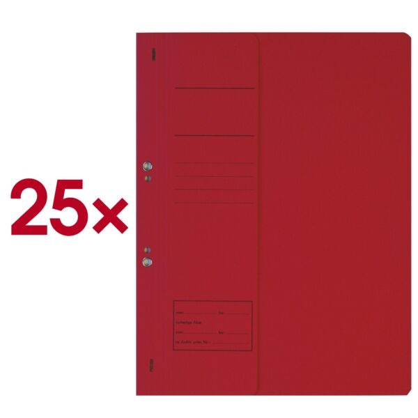 OTTO Office 25x Ösenhefter (halber Deckel) rot, 23.7x30.5 cm Image