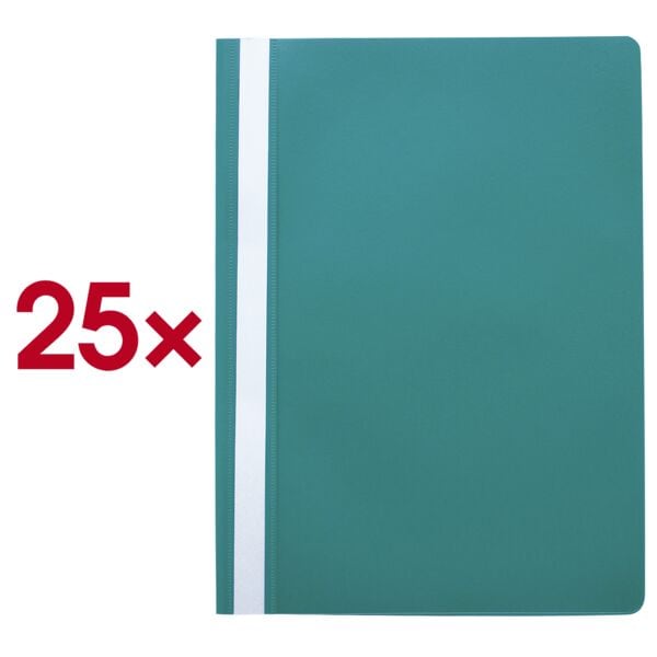 OTTO Office 25x Schnellhefter A4, Fassungsvermögen 200 Blatt grün, 23x31 cm Image