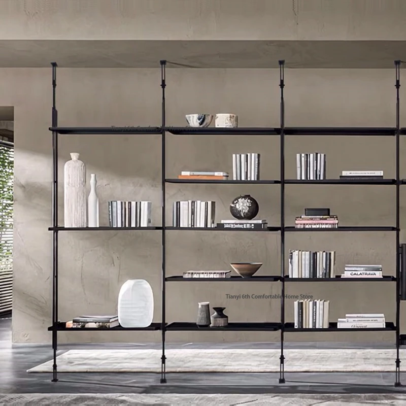 Schwebende Wandbücherregale Wohnzimmer-Aufbewahrungsorganizer Minimalistisches Design Wohnmöbel Zu Bücherregalen FYBF Image