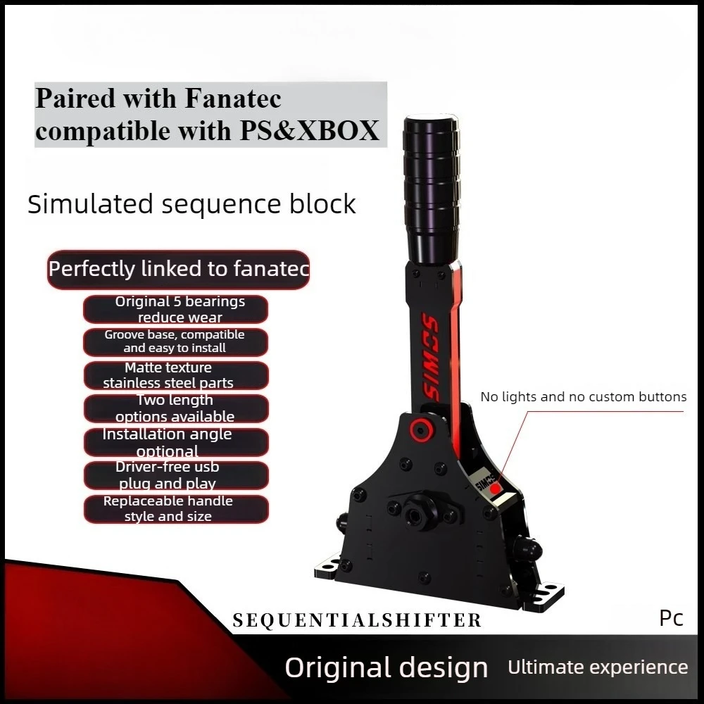 PC Racing Game Simulator Sequential Shifter und Handbremse für Simagic MOZA SXP, Connect Fanatec unterstützt PS & XBOX