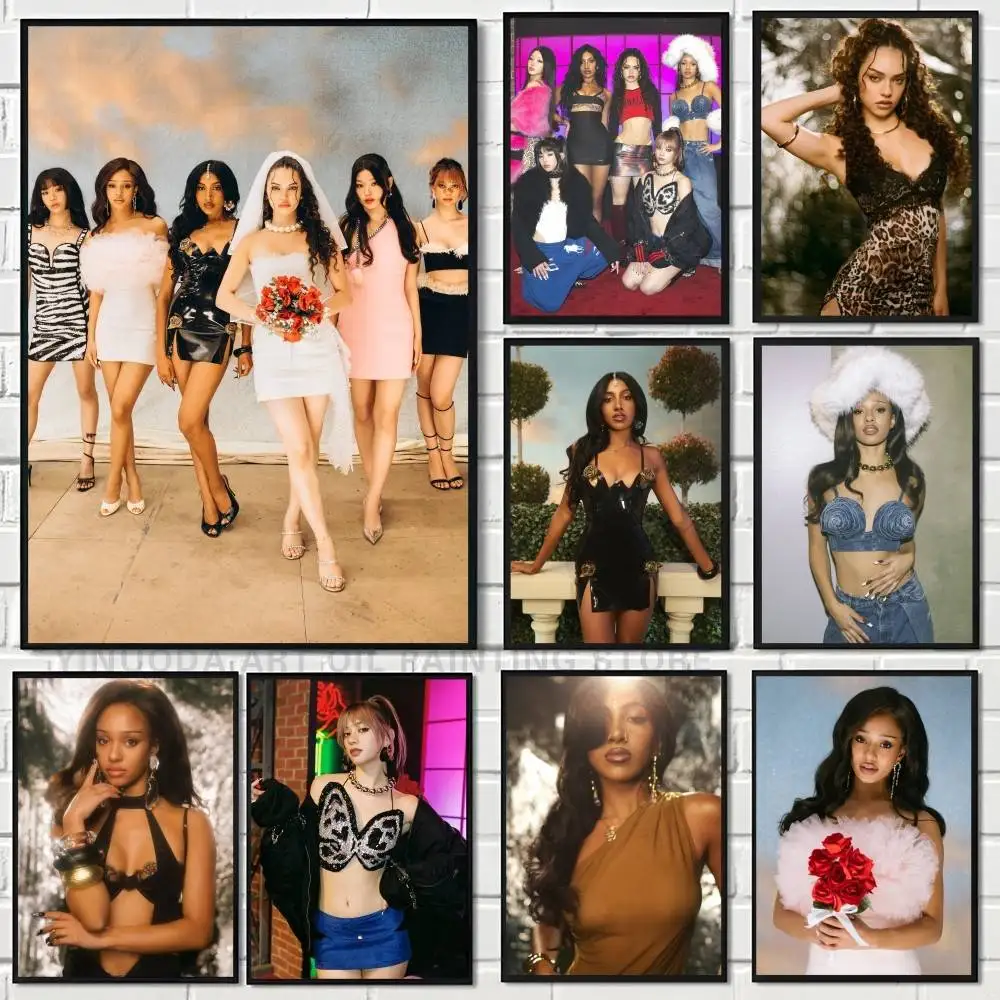 KATSEYE-Gabriela- Poster, Wandkunst, Druck, wasserdicht, für Zuhause, Wohnzimmer, Schlafzimmer, Bar, ästhetisches Dekor Image