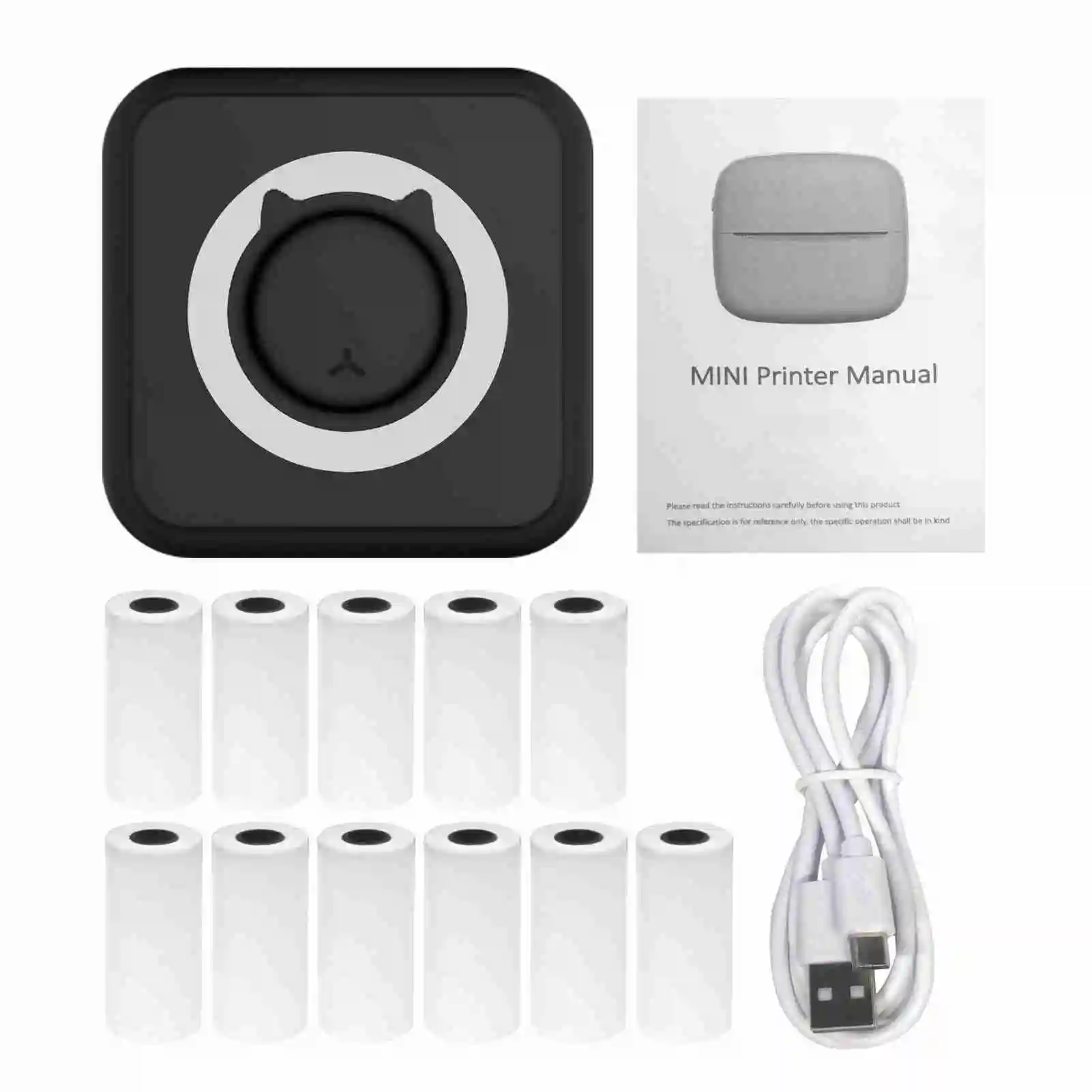 Imprimante instantanée imprimante Photo multifonction imprimante Portable sans fil Mini imprimante instantanée prise en charge connexion BT pour Smartphone