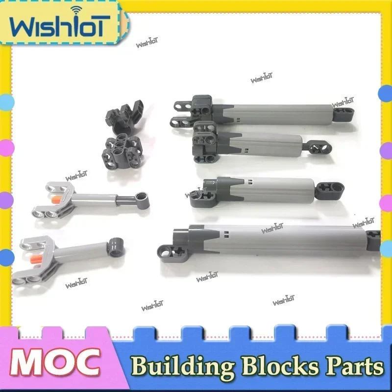 Linearantrieb-Technologie, Bausteine, großer/kleiner Putter/erweiterte Schubstange/Stiftverbinder, 40918, 92693, MOC-Steine, DIY-Teile Image