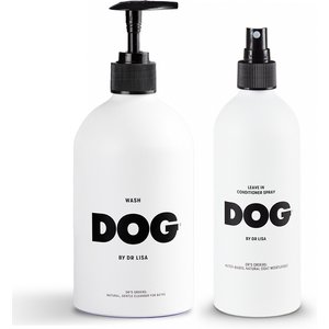 DOG By Dr Lisa Wash Dog Shampoo, 16.9-fl oz bottle + Leave In Dog Conditioner Spray, 10-fl oz bottle