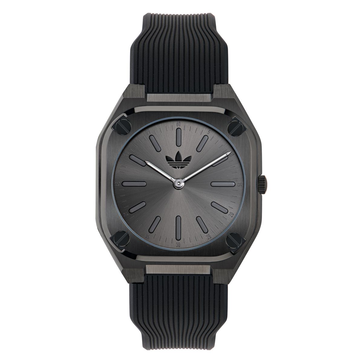 adidas Originals City Tech Thin Unisex's Black Watch AOFH24503 Silicone - One Size | adidas Originals Sale | Discount Designer Brands
