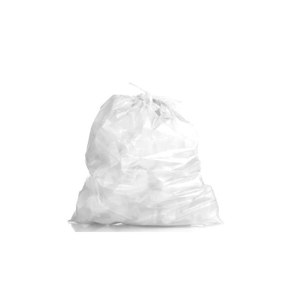 Müllsäcke 50L 60x80cm 22my Weiß 10un Image