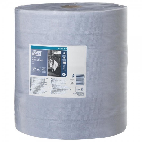 Blaue Handtuchrolle 340mx36,9cm 3Fls TORK W1- 1un Image