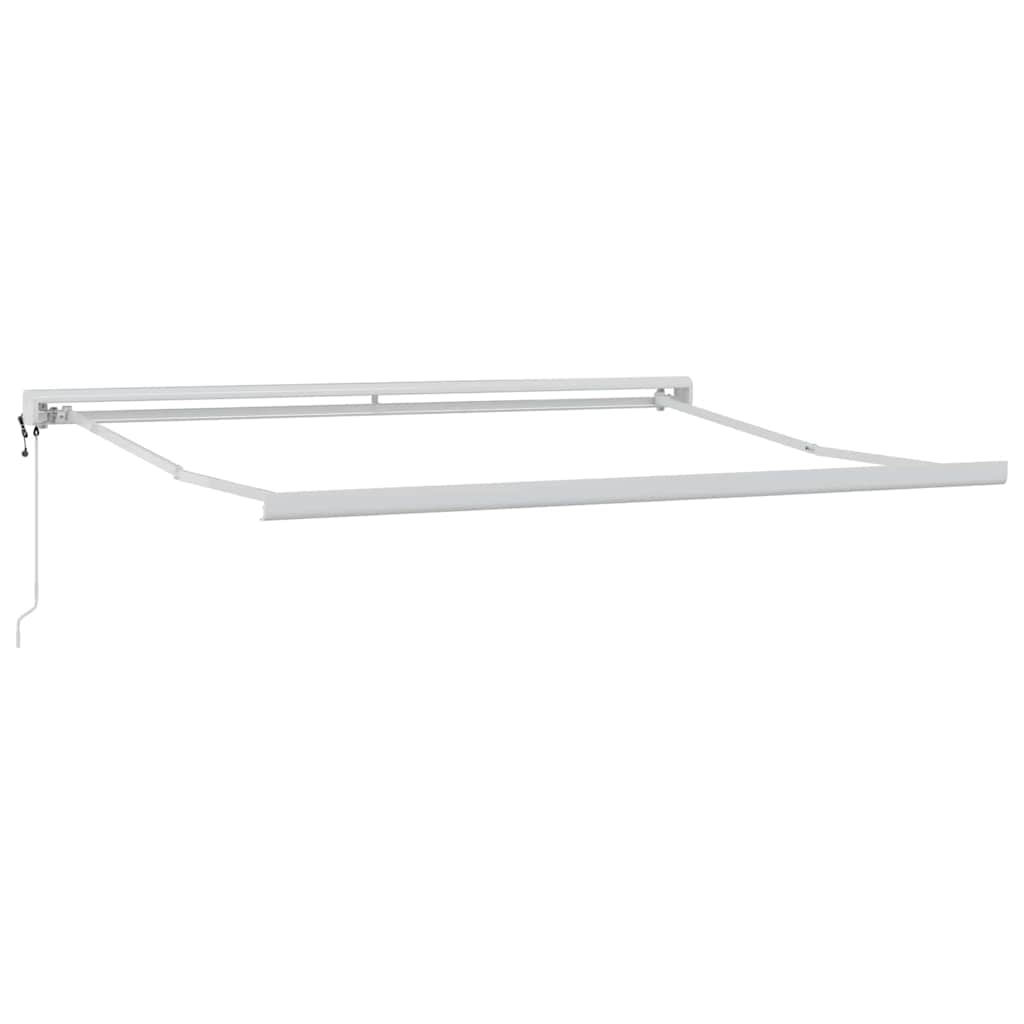 vidaXL Markise Weiß 3,5 x 2,5 m Metall Image