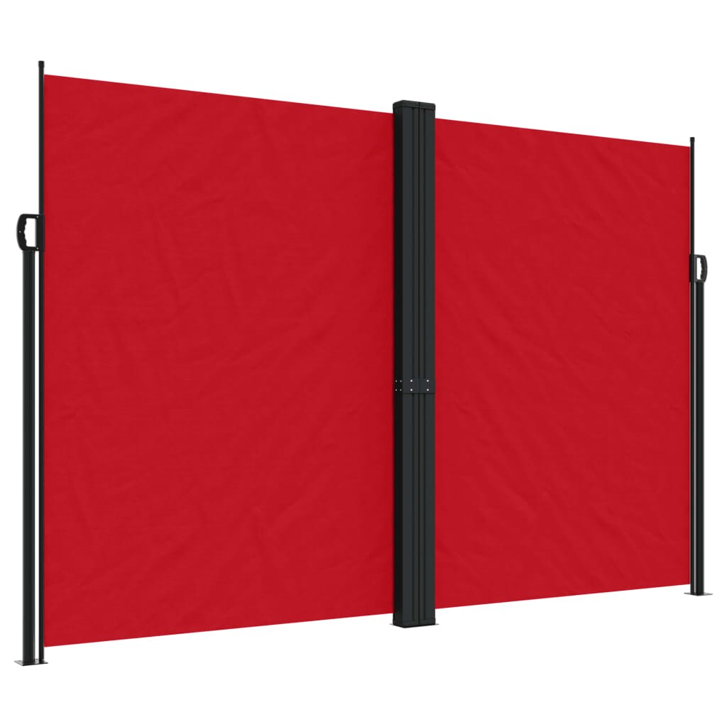vidaXL Seitenmarkise Ausziehbar Rot 220x1200 cm Image