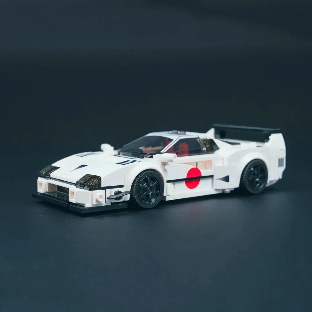 351PCS MOC Champion serie DIY Spaziergang F40 Bausteine Spleißen Montage Modell Spielzeug Ziegel kinder Geburtstag Geschenk mit Aufkleber Image