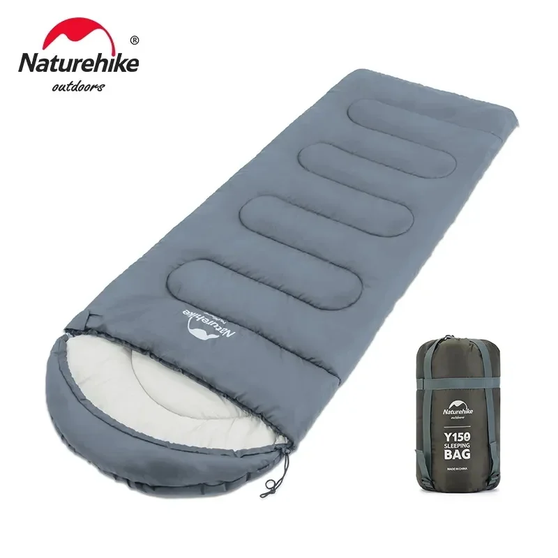 Naturehike Y150 Schlafsack 3 Jahreszeiten Wasserdichte Ultraleicht Umschlag Schlafsäcke mit haube für Erwachsene Camping Wandern Im Freien Image