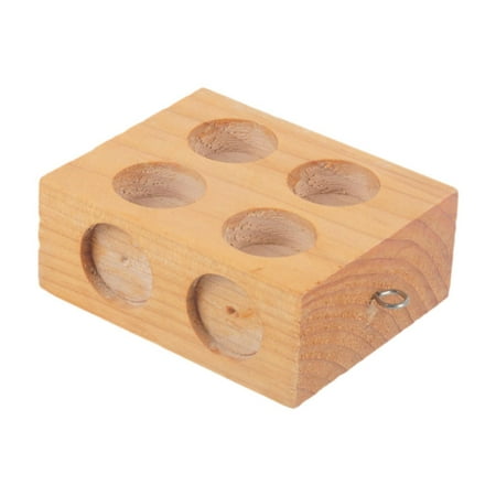 Kuntesetty Wood Slopes Frictions Block Science Demonstration Block for Teacher Learning 6 Hole