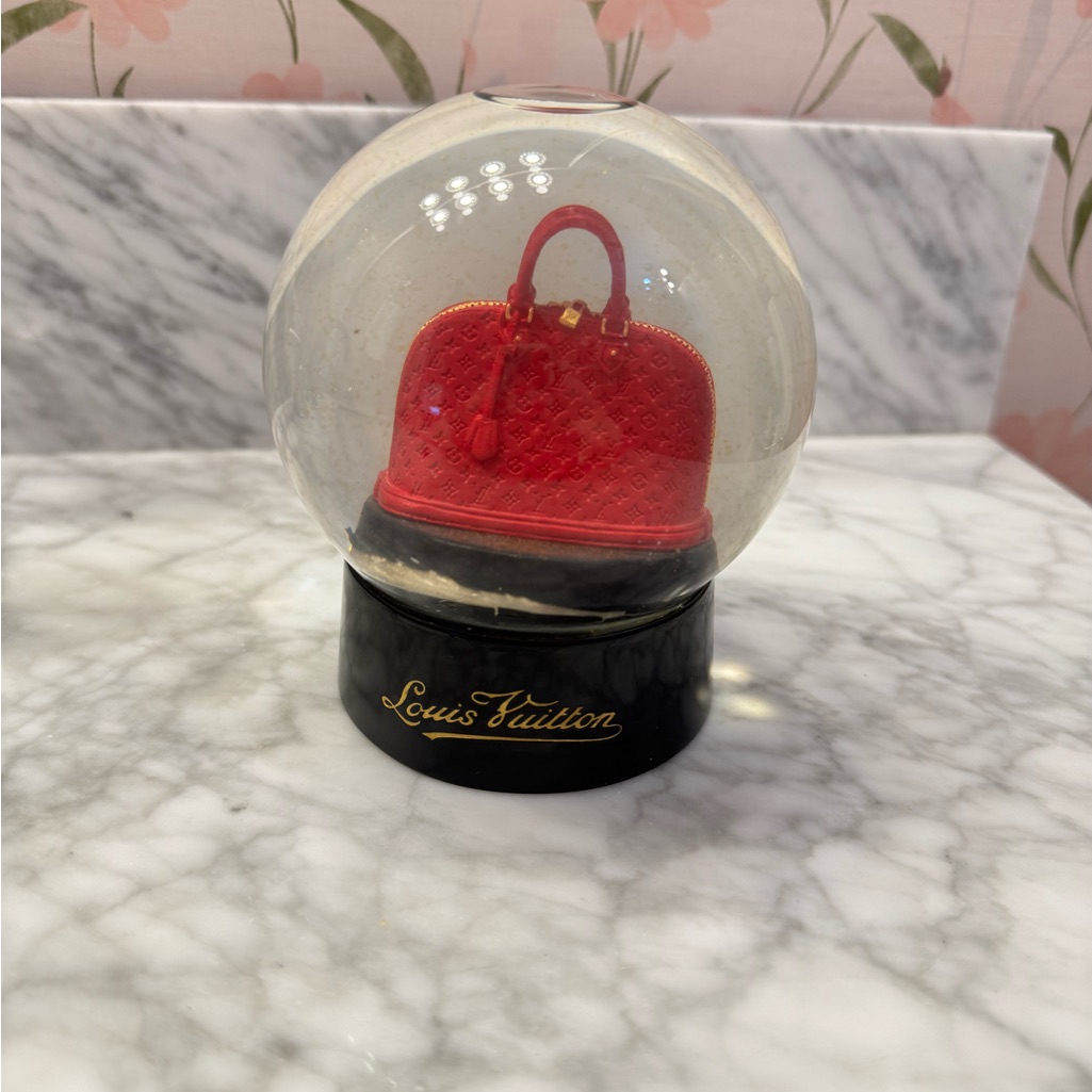 Louis Vuitton Other | Louis Vuitton Red Handbag Alma Vip Limited Editon Snow Globe | Color: Black/Red | Size: Os
