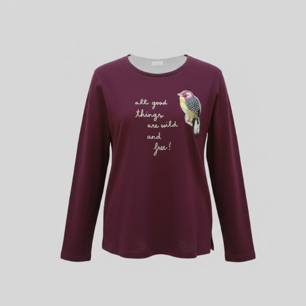 Zara Shirts & Tops | Zara Kids Woodpecker Shirt All Good Things Are Wild & Free Girls Size 9 | Color: Tan | Size: 8g