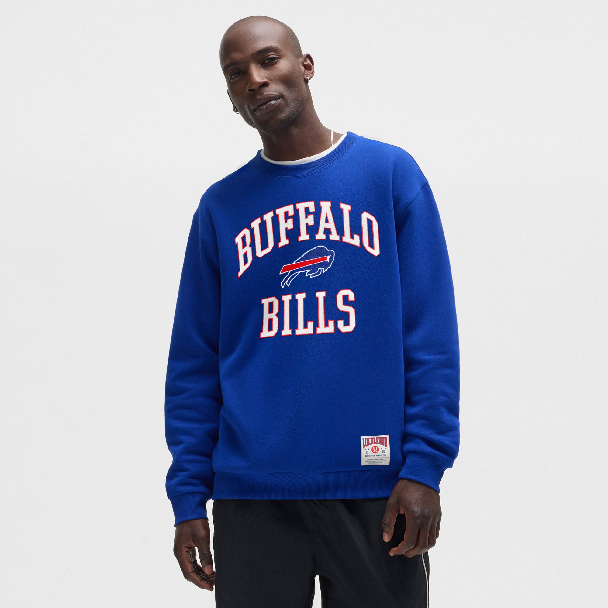 lululemon College Cobalt Buffalo Bills Steady State Sweatshirt für Herren Image