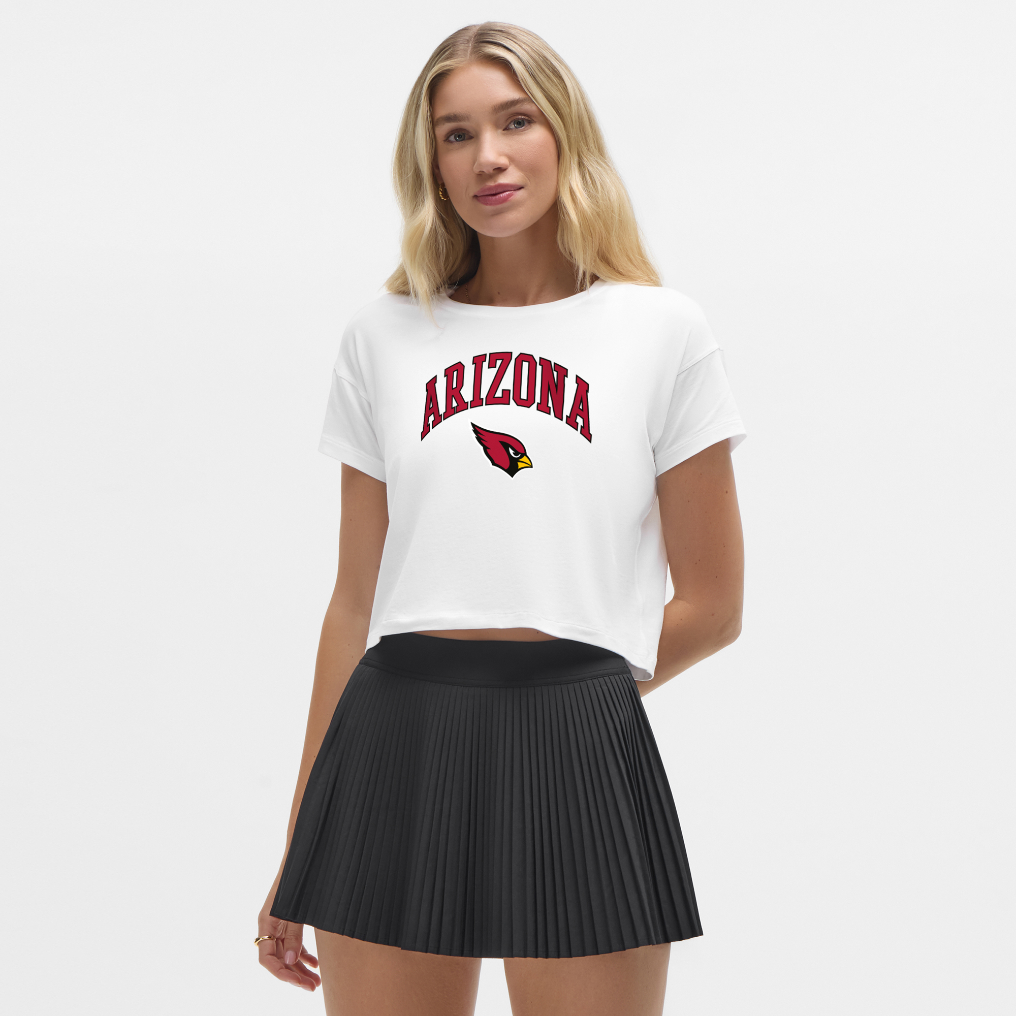 Weißes lululemon Arizona Cardinals Cates T-Shirt für Damen Image