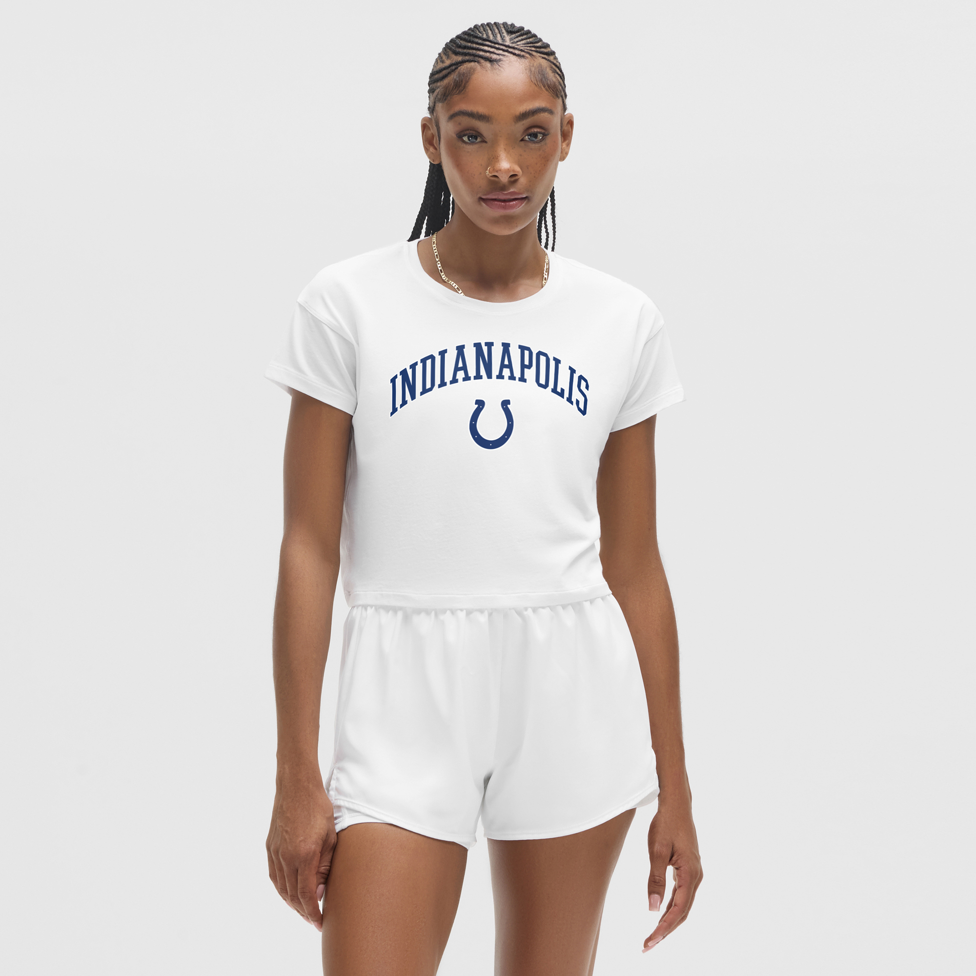 Weißes Indianapolis Colts Cates T-Shirt für Damen von lululemon Image