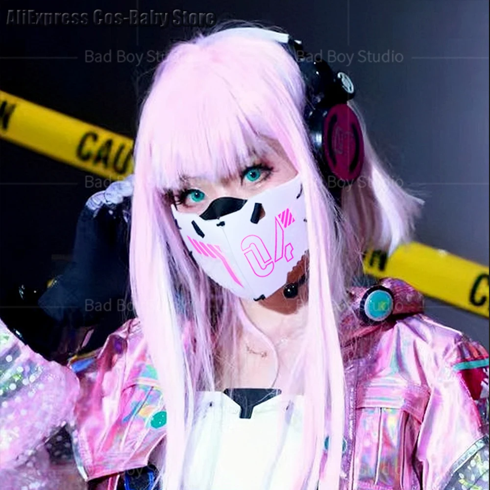 Gothic Dark Ear Kopfschmuck Halloween Punk Kiwi Masken Katze Ohr Stirnband Mode Cyber Maske für Frauen Männer Shooting Prop Anime Cyber Image