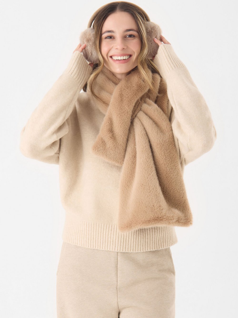 Codello Ohrenwärmer Damen beige, ONE SIZE Image