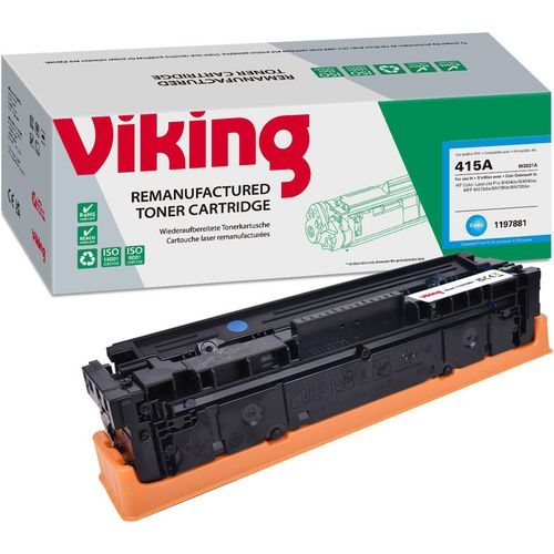 Kompatible Viking HP 415A Tonerkartusche W2031A Cyan Image