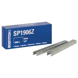 Bostitch Heftklammern 6 mm SP1906Z Metall Silber 5000 Heftklammern Image