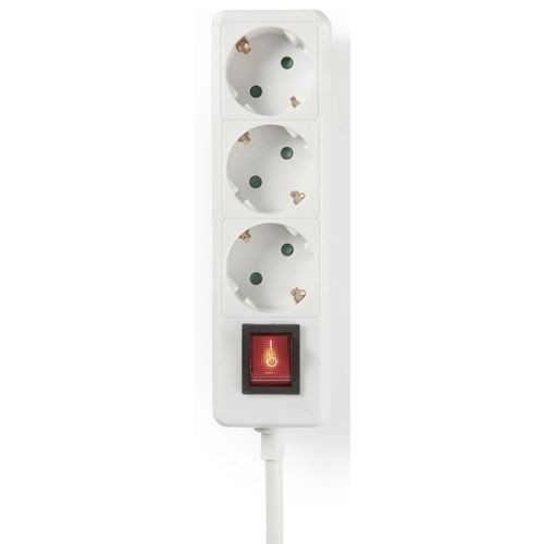 Nedis Steckdosenleiste 3-fach 1,5 m Weiß Image