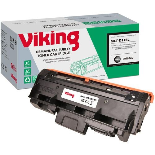 Viking MLT-D116L Kompatibel Samsung Tonerkartusche Schwarz Image